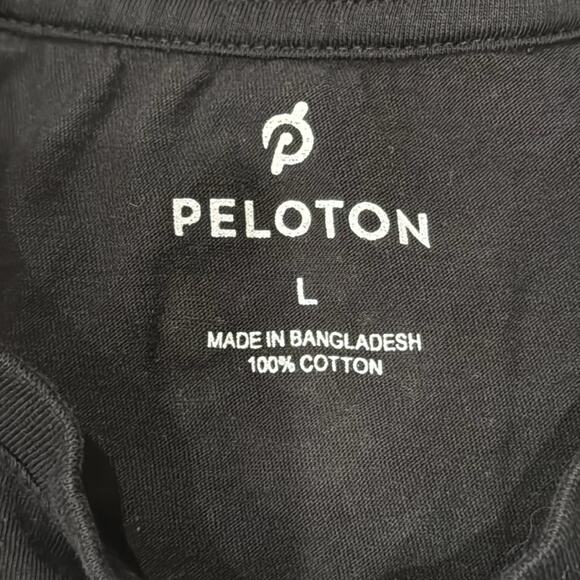 Peloton Unisex Reach 100 Classic Short Sleeve Black Size L - Picture 6 of 7